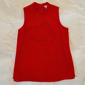J. Crew Eyelet tank top